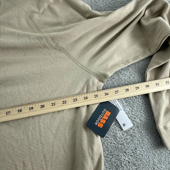 Bass Outdoor Hiker Henley Long Sleeve Shirt XL Trench Coat Color NWT 4600 - Picture 9 of 11